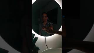 Vercon's magic mirror------backlit round smart mirror