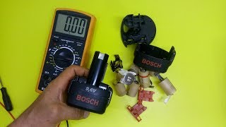 REVIVE  REPAIR the old batteries BOSCH NiCd