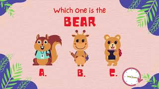 Guess the Animal Before the Time Runs Out! | Animals Vocabulary for Kids | Learn English