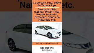 Honda Civic LXR 2016 Seguro Total #shorts