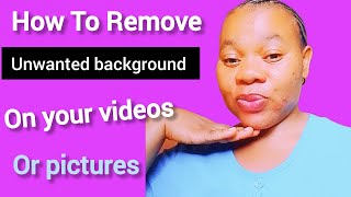 How to Remove Unwanted Picture Background #inshot