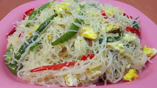 Resep Dan Cara Memasak Bihun Goreng Tapa kecap manis dan sayuran