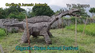 Gigantic Straw Animal Festival - Gorillas & Jurassic Animals