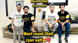 Finally Meet ​⁠​⁠@Round2hell Zyan Saifi 🥺❤️#round2hell #zyansaifi #meeting