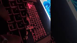 How To Change RGB keyboard Effect in ASUS TUF A15 Gaming  #short #