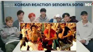 BTS Reaction Bollywood song || k-pop reaction Senorita song ||