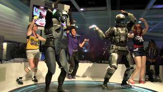 Legion and a Halo ODST dancing to YMCA