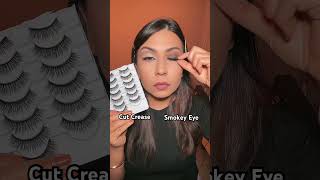 Smokey Eye vs. Cut Crease Eye Shadow | #eyeshadowtutorial #smokeyeye #cutcreaseeyemakeup #eyeshadow