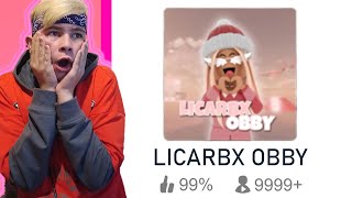 ПАРКУР licarbx обби в ROBLOX! 😱 Роблокс licarbx Obby #roblox #роблокс #LICARBX