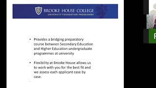 Brooke House College Webinar