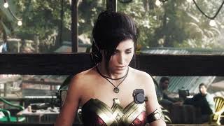 Shadow of the Tomb Raider 4K - Wonder Woman Outfit and Claire Redfield Hair - Mod -