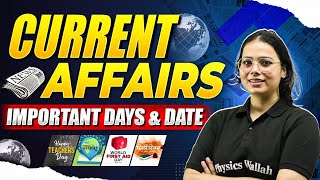 Important Days & Date | Current Affairs | All Nursing Exams | RRB Staff Nurse 2024 | AIIMS Norcet 8