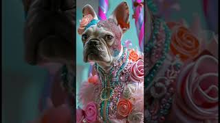 Pink Fashion Show 🐷 📸 #frenchie #frenchy #lifewithnapo #frenchbulldog #fashion #nyfw #style