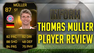 FIFA 15 | INFORM THOMAS MULLER (87) PLAYER REVIEW + IN GAME STATS