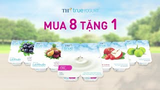 Sữa Chua Ít Béo TH true YOGURT | Mua 8 tặng 1