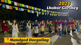 2024 1st Lhakar Gorshey || Mundgod Doeguling || Long Live Your Holiness || Tibetan Vlogger ||