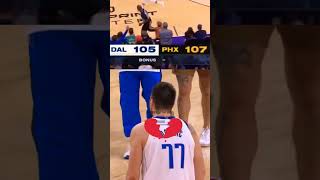 EPIC COMEBACK of Phoenix Suns against Dallas Mavericks #shorts