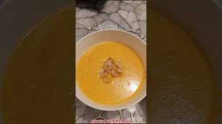 Витаминный суп-пюре .Тыквенный суп-пюре.Pumpkin Puree soup. #тыква #тыквенныйсуппюре #shorts