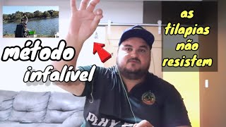 vento forte mas muita ação de tilápia [ pescaria de tilápia no molinete ]