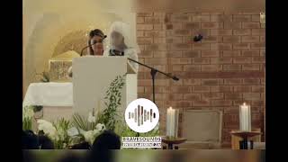 [Video] Riky Rick's Wife Bianca Breaks Down Giving Speech At The Funeral💔😪