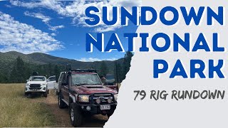 SUNDOWN NATIONAL PARK / 79 Series Run down, Red Rock Gorge & Tough 4WD tracks