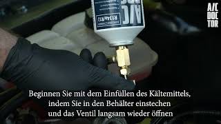 Klimaanlage selbst befüllen :Kältemittel R134A, R12, R1234yf Ersatzgas