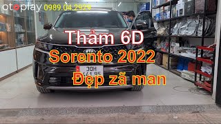 Sorento 2022 lắp thảm 6D đẹp chất hết nước chấm !