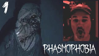 FATHER/SON BONDING TIME HUNTING GHOSTS!  PHASMOPHOBIA FIRST TIME CO-OP