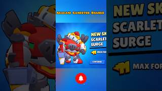 Scarlet Paladin Surge Skin Unlock 🔥🧬🎖️#mutation #brawlstars #music #familyaffair #season26 #godzilla