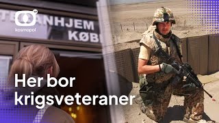 Besøger hjem for veteraner med PTSD