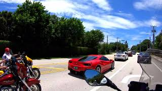 R1200GS/GSA - Laura cruising in Palm Beach, FL (GoPro Quik)