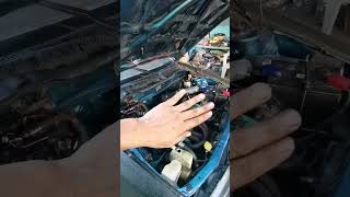 maugong maingay na power steeriing subukan muna ito  #carmaintenance #carrepair #nissan #car