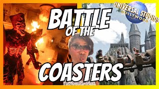 Battle of the Rides! Coasters at Universal Studios Hollywood | Vlog