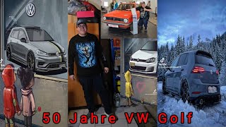 Justus feiert 50 Jahre VW Golf Volkswagen Wolfsburg - Der Golf feiert sein 50-jähriges Jubiläum