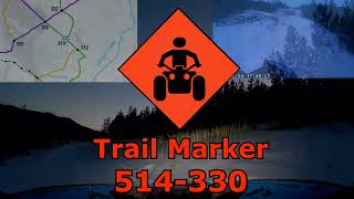 Short uphill climb at dusk with 42 inch Amazon light bar, McLean Creek ATV/UTV Trail, Marker 511-330