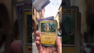 Opening a Pokémon Card Pack in….Bologna, Italy! 🇮🇹 #pokemon #foryou