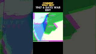 Six Days War #edit #geography #history #war #map #israel #palestine #country #middleeast #win