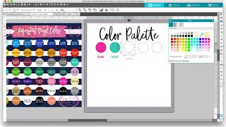 How to Use Color Palette Template in Silhouette Studio