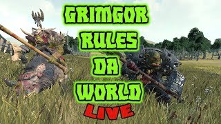 Grimgor Rules Da World - LIVE Stream - 1v1 Quick Battles