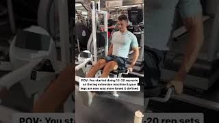 Leg Extension Machine Tip You Must Know ( Stop Doing 3 sets of 10 )