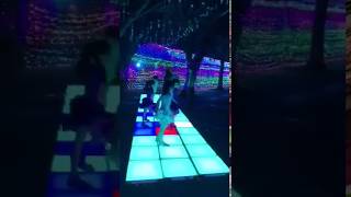 LED inductive dance floor