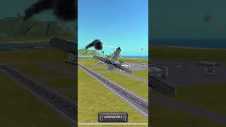 E42 tries dodging the RL72#aviation #airplanecrash #crash