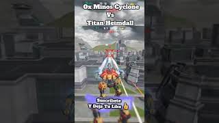 🔥Ox minos Cyclone Vs Titan Heimdall - War Robots [WR] #Shorts