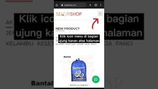 Cara Berbelanja di Sejatishop.com - Mobile Version | SJT Sulawesi