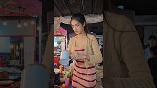 The Most Beautiful Omelette Lady In Vientiane | Laos Street Food #shorts #beautiful