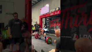 350kg Deadlift 88.8kg BW - Jason Stoupas ProRaw 13