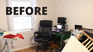 BEFORE & AFTER: Office Makeover for My Husband! - Thrift Diving