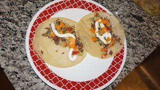 TACOS DE CARNE MOLIDA