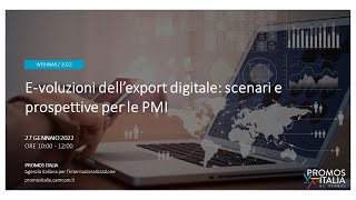 E-voluzioni dell’export digitale: scenari e prospettive per le PMI