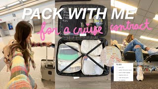 how I pack for a 7 month cruise contract as a crew member 🧳🚢 working on the 2nd largest cruise ship